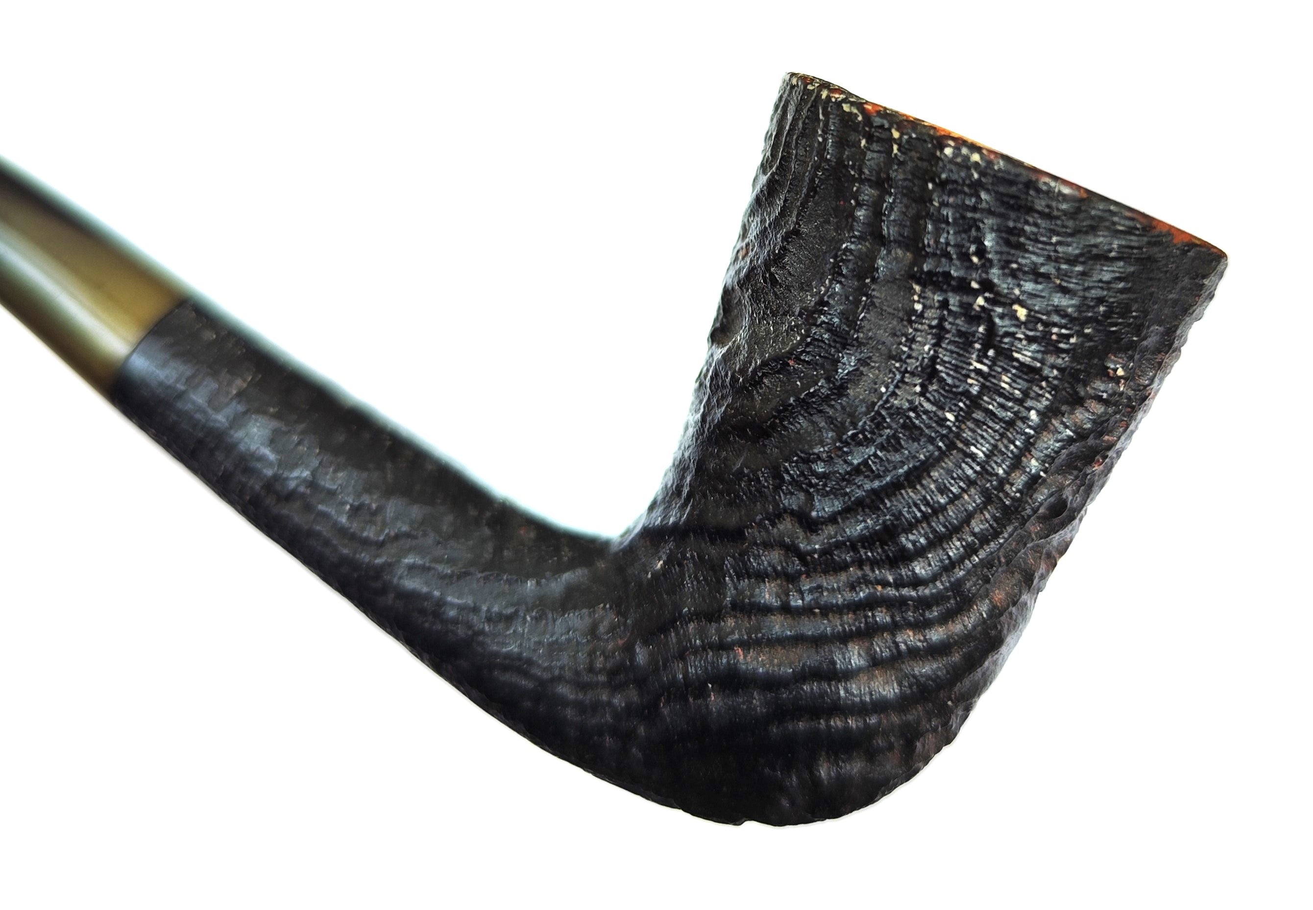 Vintage Hilson Double Ecume (202) – Sandblast Slim Dublin Estate Pipe