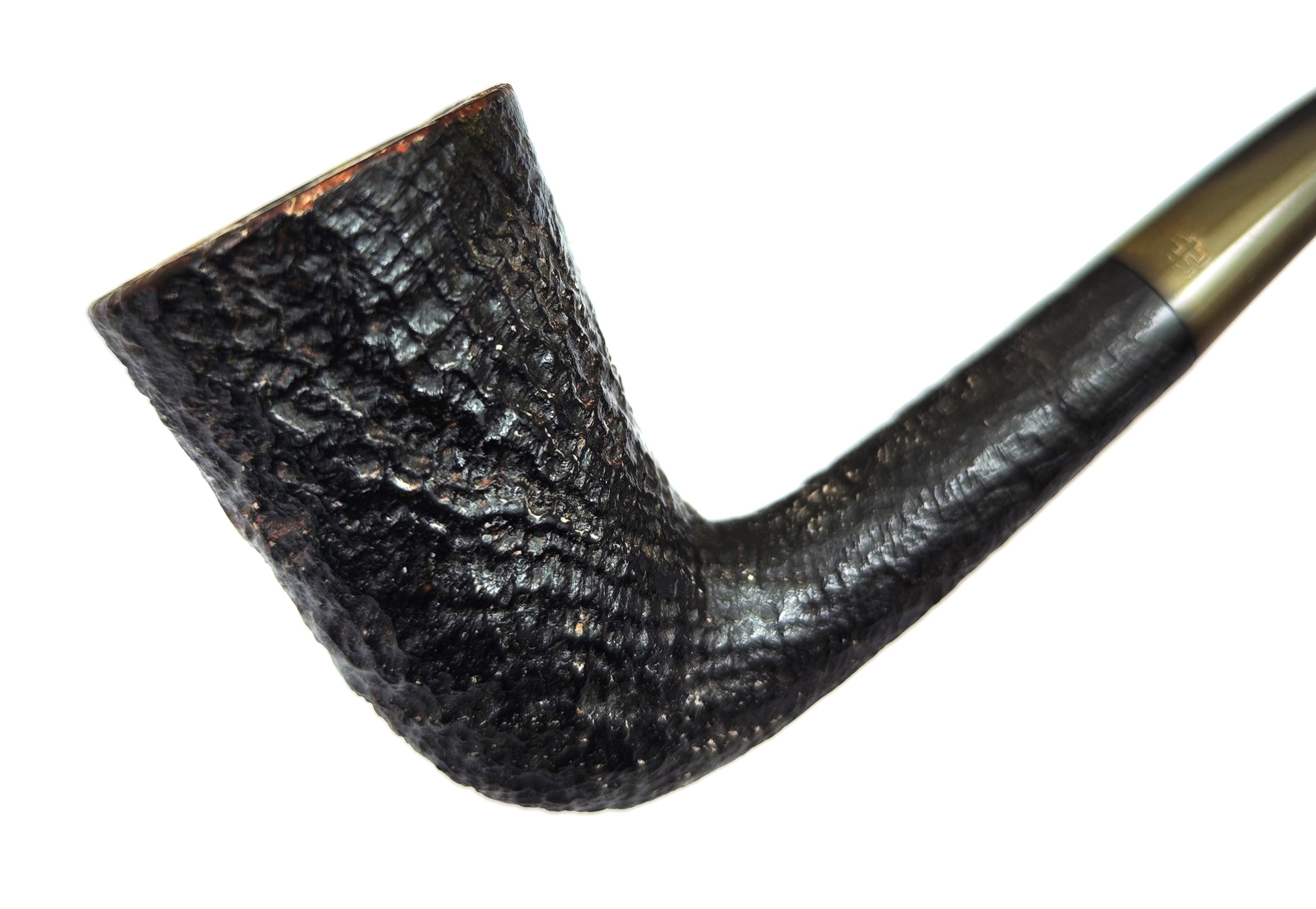 Vintage Hilson Double Ecume (202) – Sandblast Slim Dublin Estate Pipe