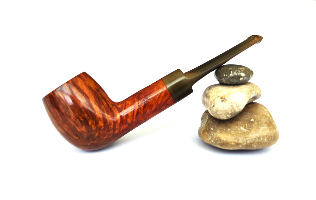 Irvin’s London Made (9448) | Rare 360° Flame Grain Saddle Egg Estate Pipe
