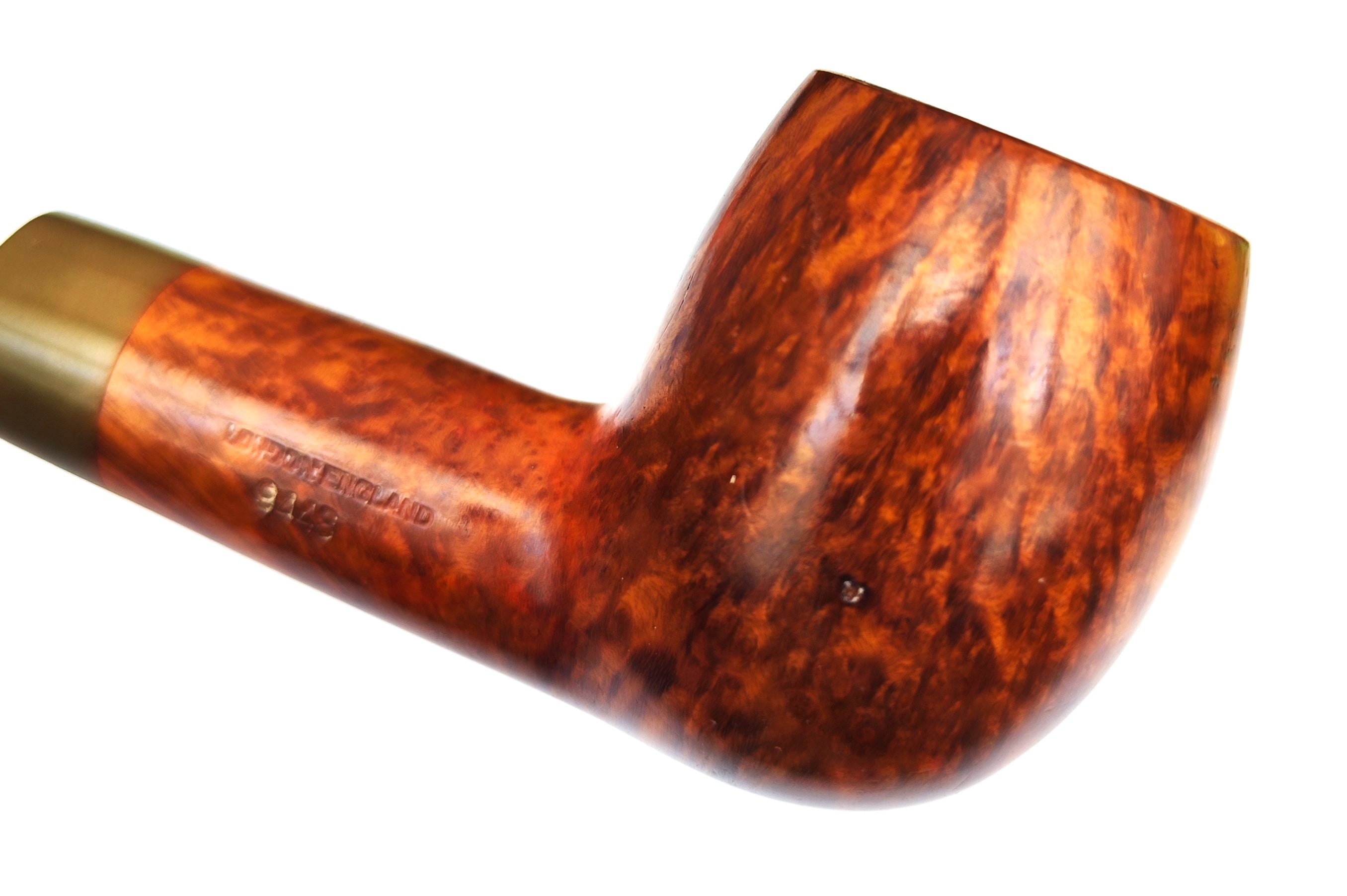 Irvin’s London Made (9448) | Rare 360° Flame Grain Saddle Egg Estate Pipe