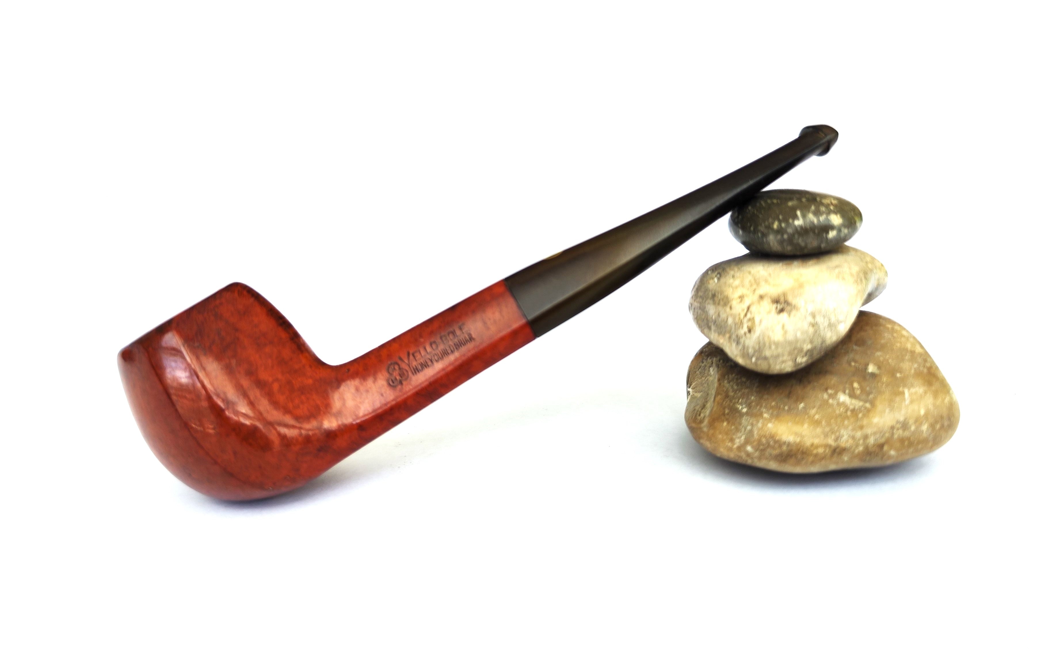 Early KBB Yello-Bole Honey Cured Briar (2803) Rare 1930s Triangular Shank Apple Sitter Estate Pipe