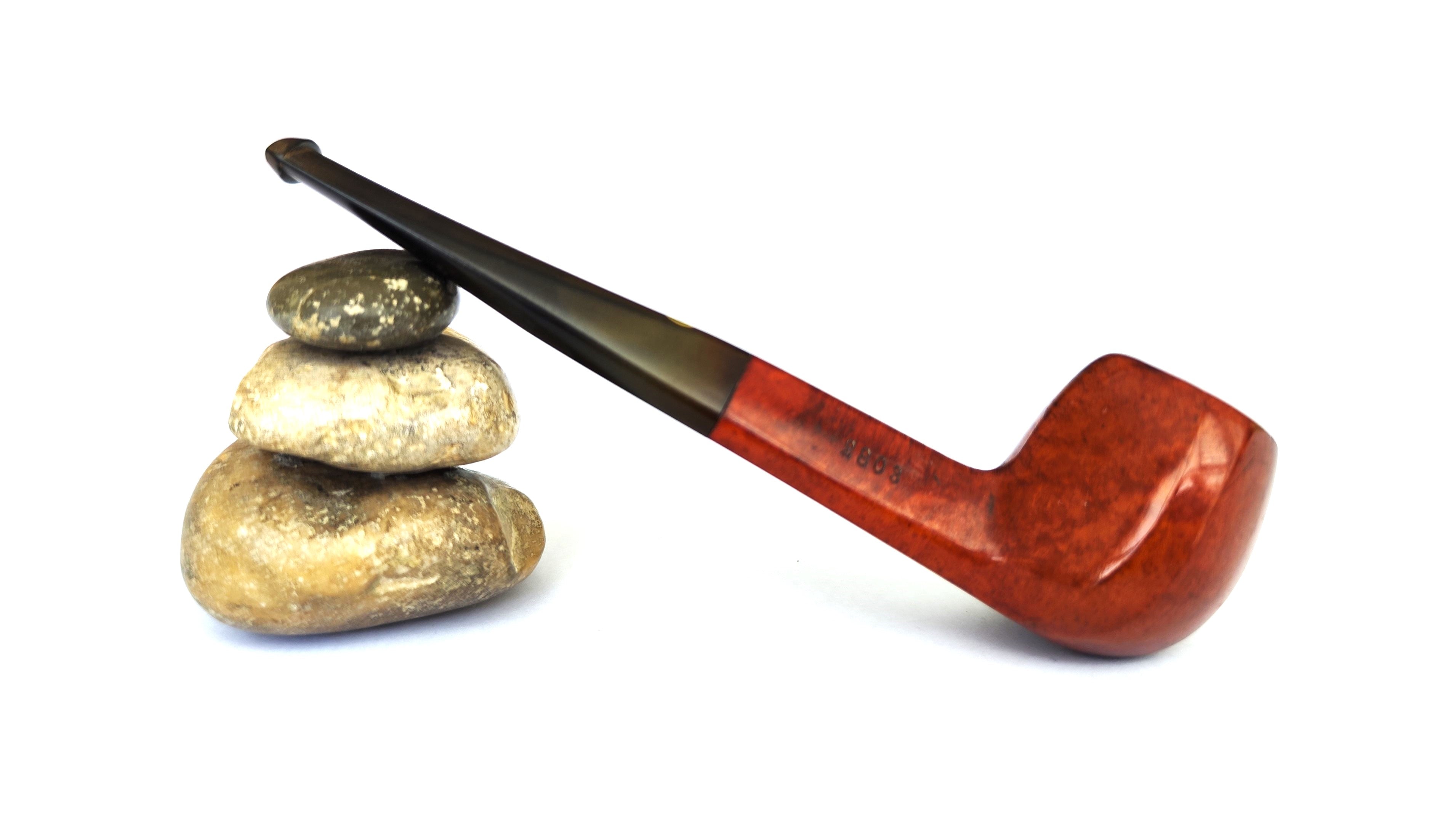 Early KBB Yello-Bole Honey Cured Briar (2803) Rare 1930s Triangular Shank Apple Sitter Estate Pipe