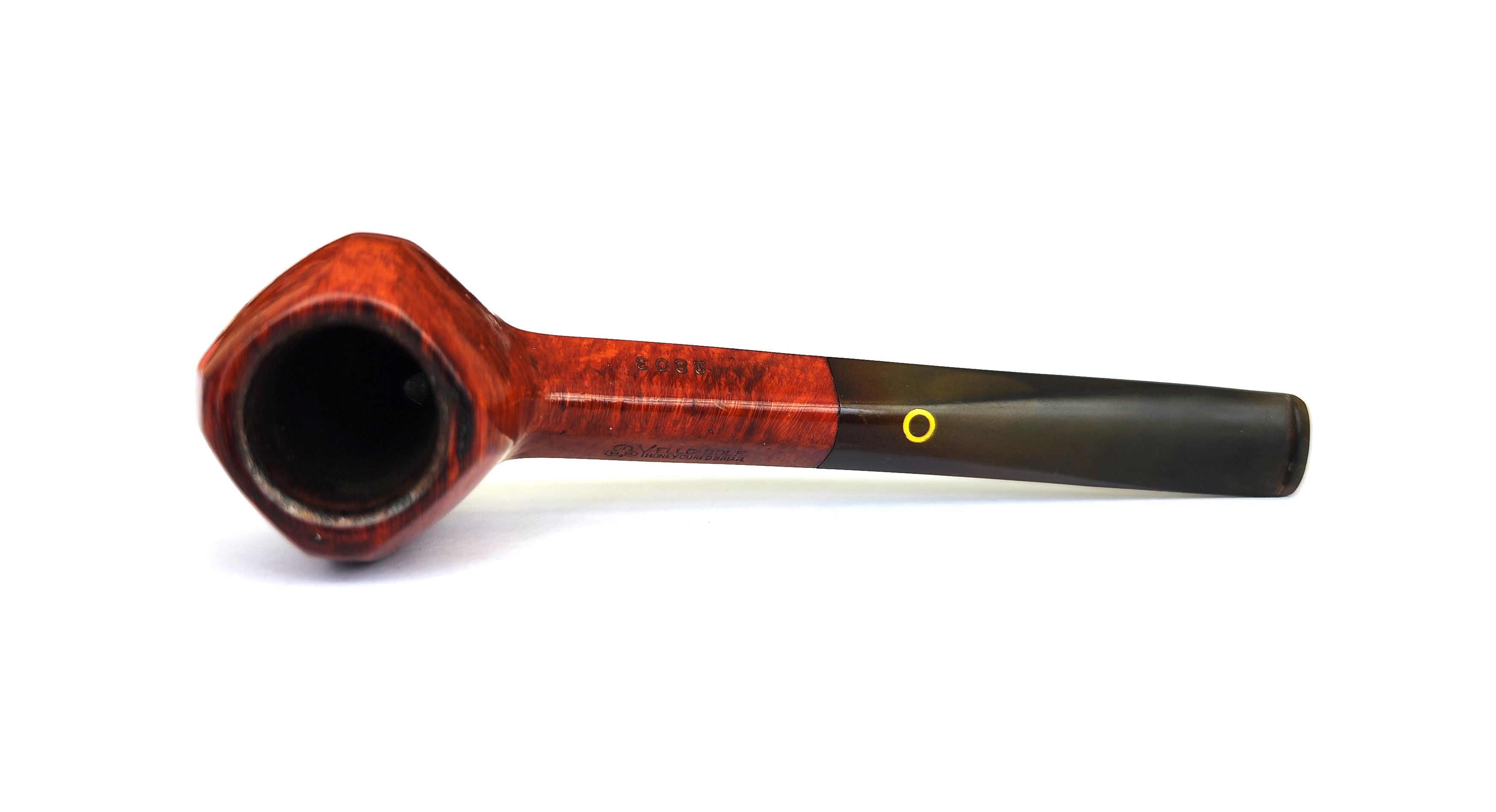Early KBB Yello-Bole Honey Cured Briar (2803) Rare 1930s Triangular Shank Apple Sitter Estate Pipe
