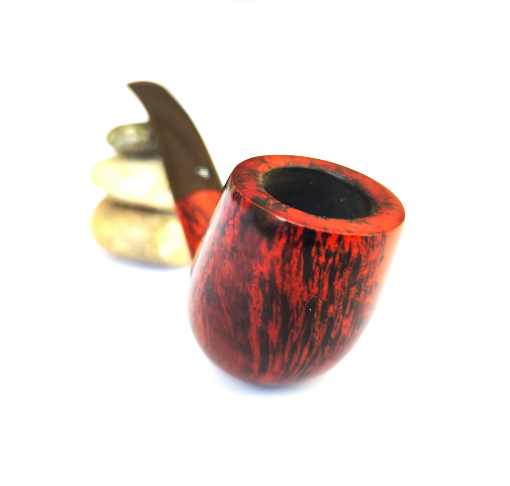 Butz-Choquin "Maître Pipier" - High-Grade Hand-Cut Canted Bent Egg Estate Pipe