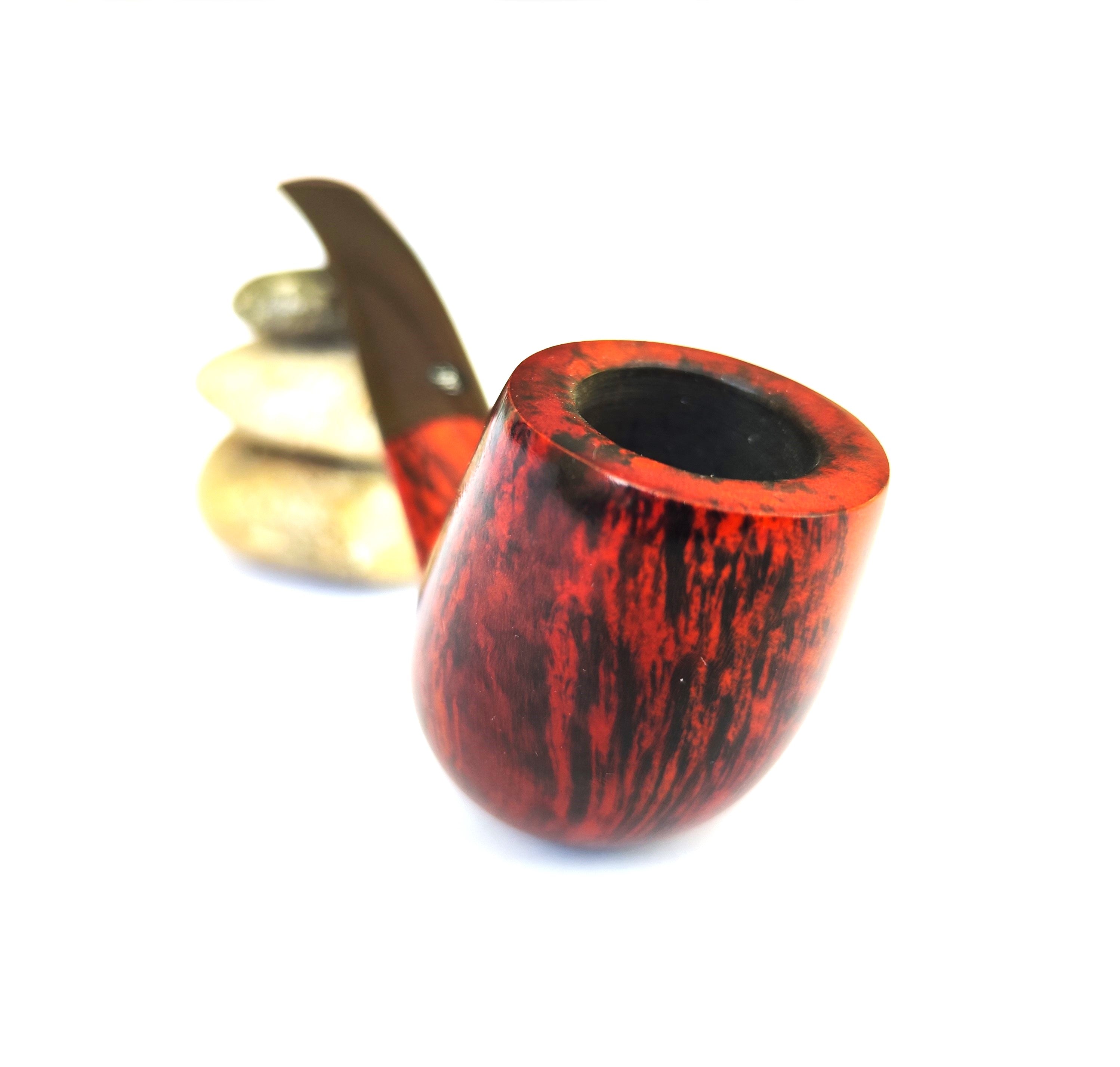 Butz-Choquin "Maître Pipier" - High-Grade Hand-Cut Canted Bent Egg Estate Pipe