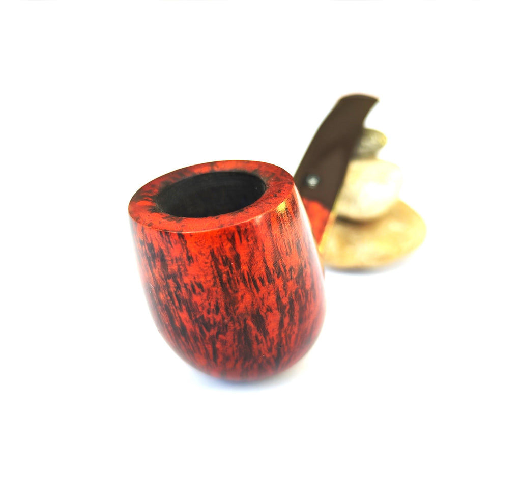 Butz-Choquin "Maître Pipier" - High-Grade Hand-Cut Canted Bent Egg Estate Pipe