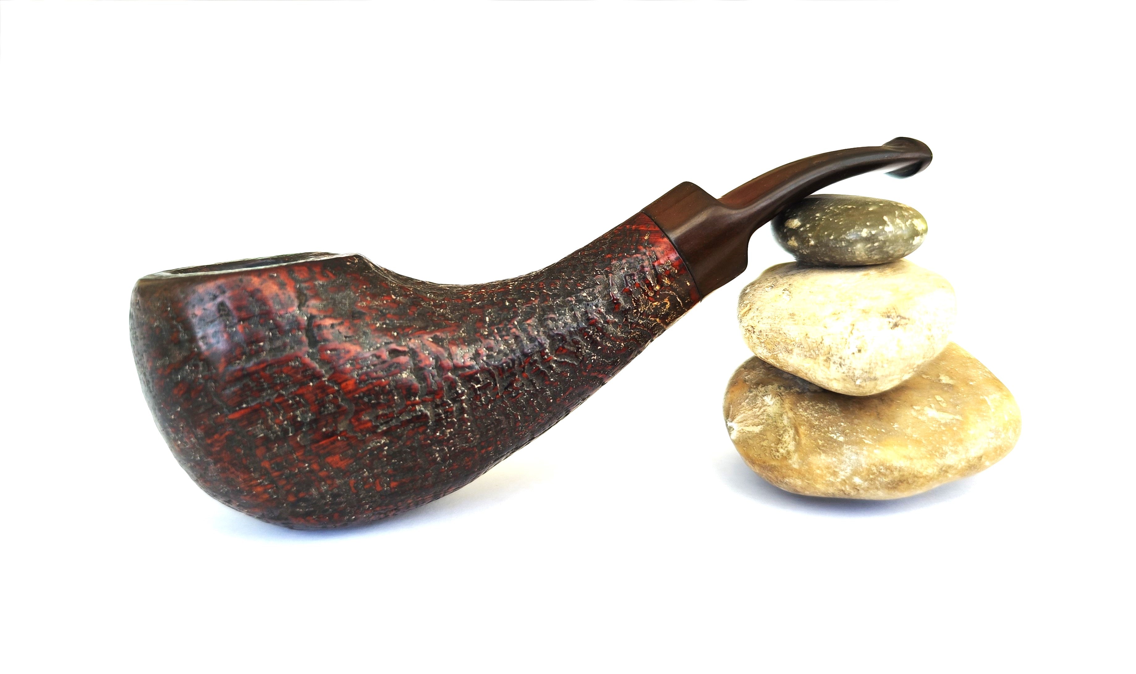 Smokers' Haven "Shil-le-lagh" Giant Sandblast Scoop Estate Pipe