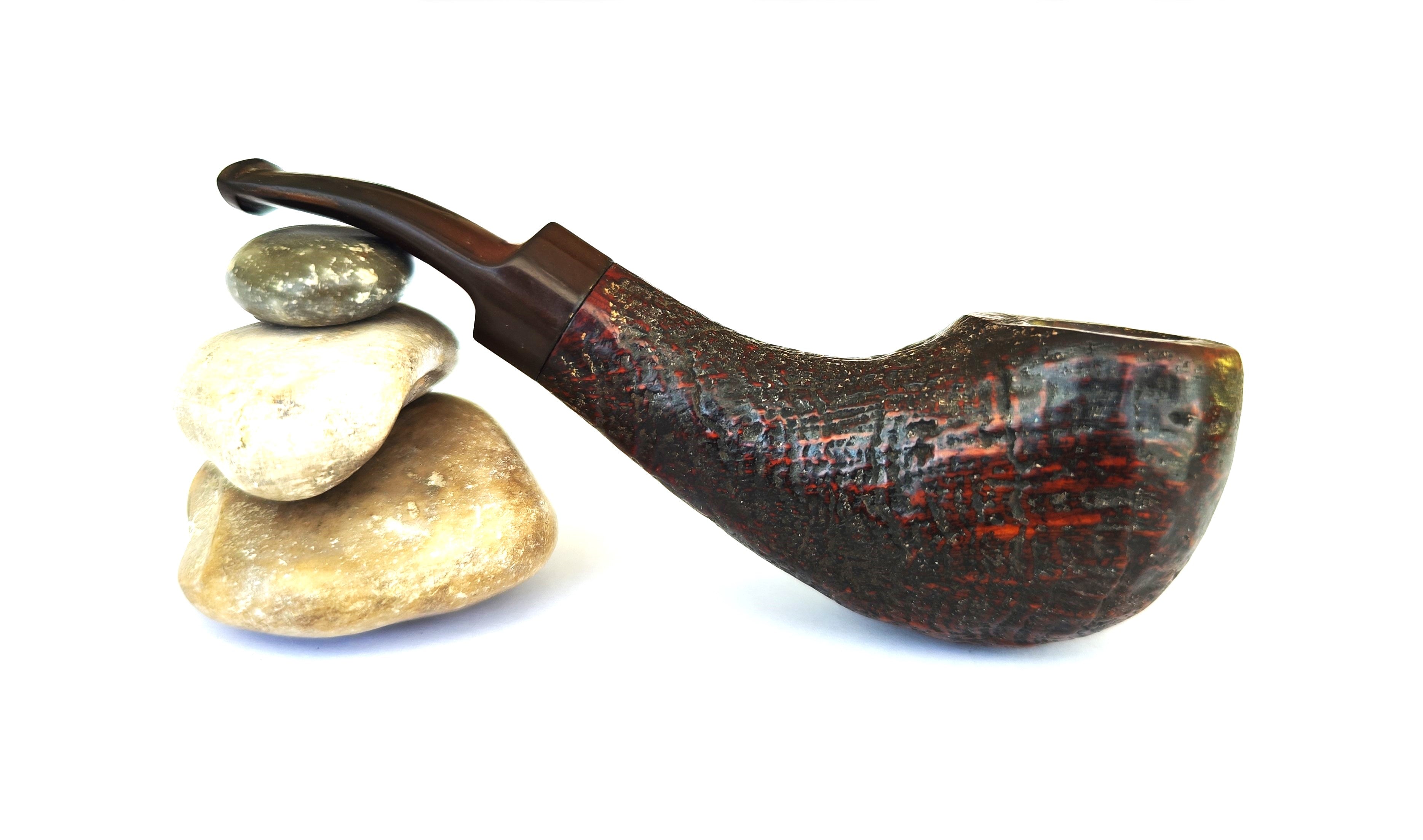Smokers' Haven "Shil-le-lagh" Giant Sandblast Scoop Estate Pipe