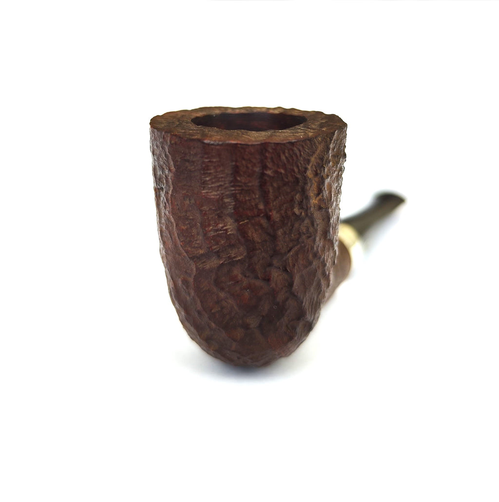 Unsmoked Chacom Roissy (33) Sandblast Dublin Estate Pipe – Sterling Silver Band