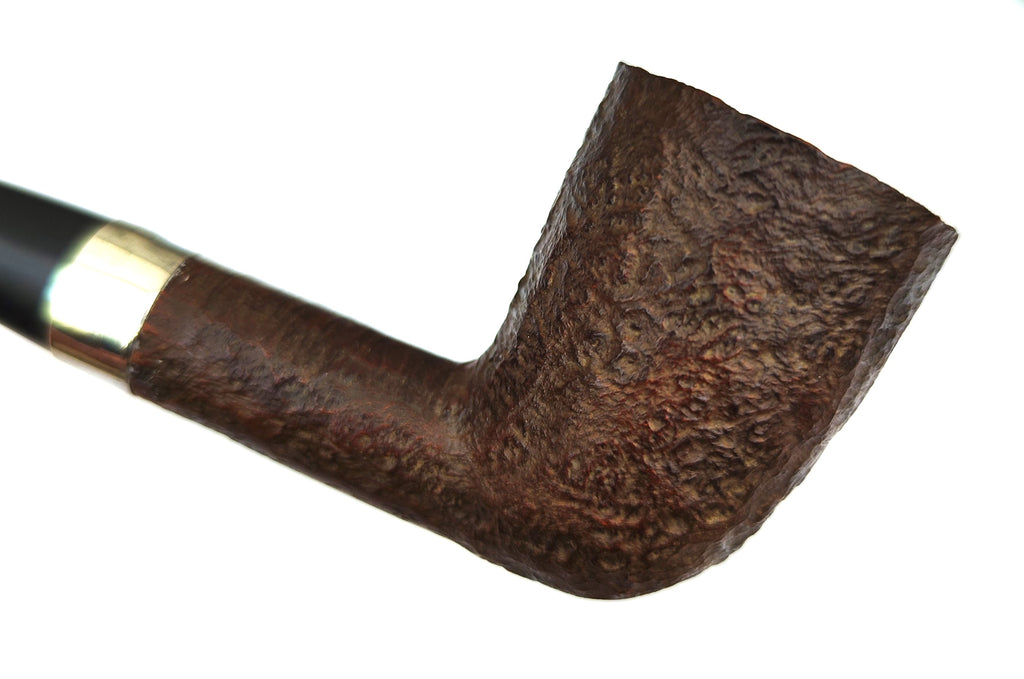Unsmoked Chacom Roissy (33) Sandblast Dublin Estate Pipe – Sterling Silver Band