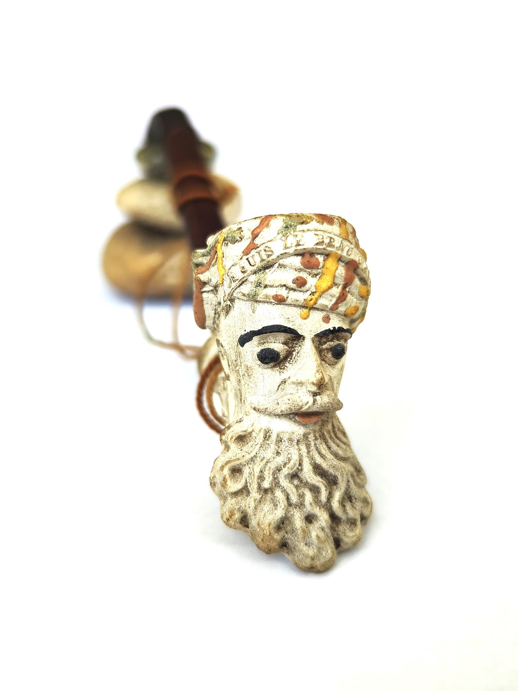 Vintage French L. Fiolet "Je Suis Le Beau Jacob" Clay Pipe – Circa 19th Century