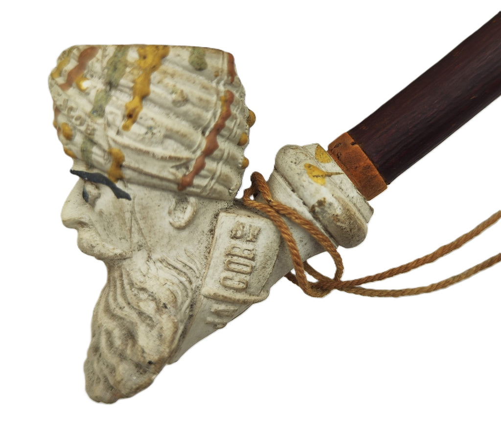 Vintage French L. Fiolet "Je Suis Le Beau Jacob" Clay Pipe – Circa 19th Century