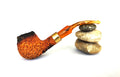 Barling's Block Meerschaum - Rustic Bent Apple Estate Pipe