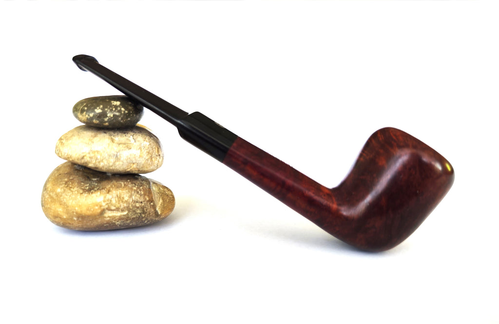 Jeantet Fleuron Smooth Oval Shank Acorn Estate Pipe - Unsmoked NOS