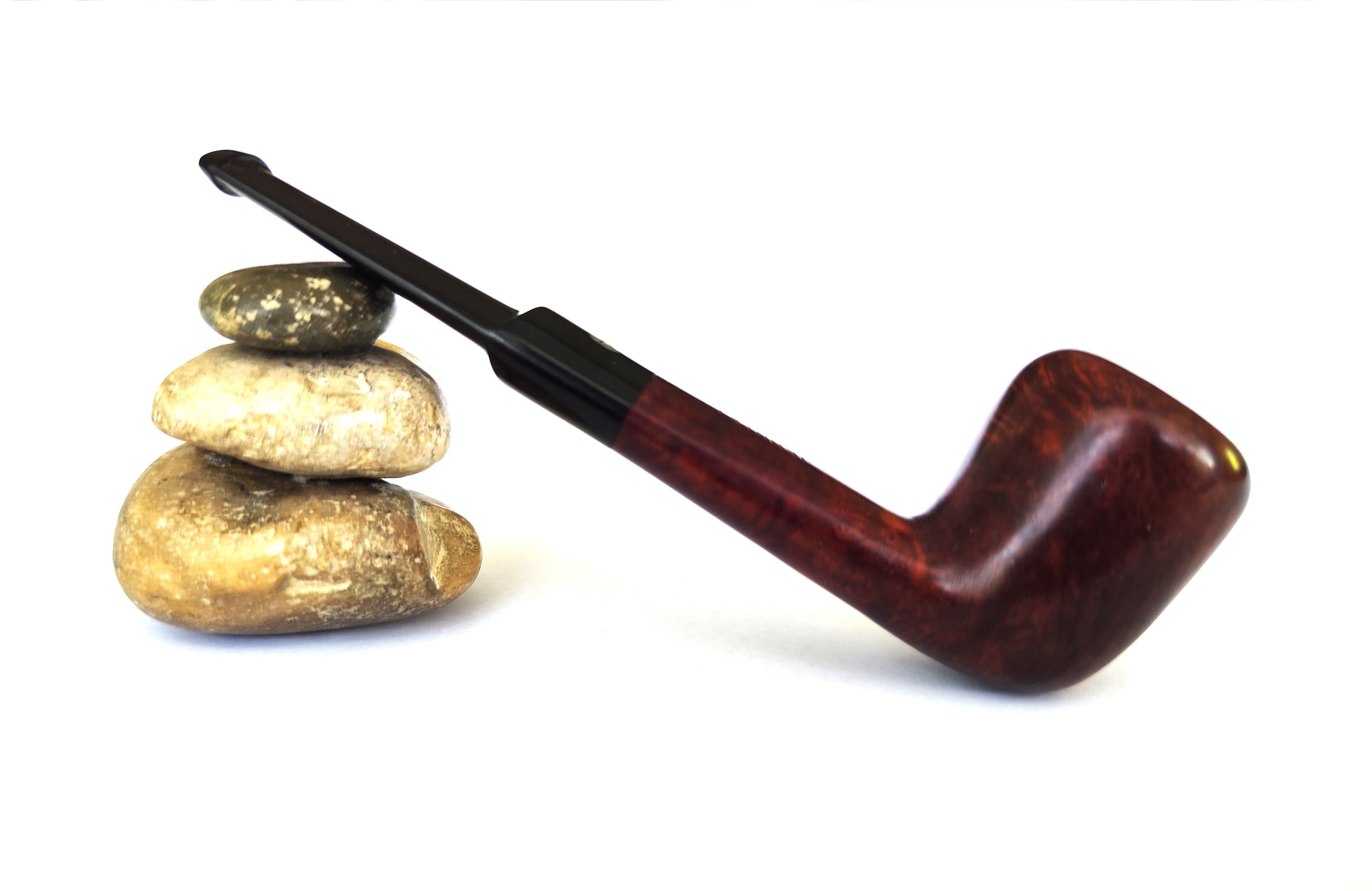 Jeantet Fleuron Smooth Oval Shank Acorn Estate Pipe - Unsmoked NOS