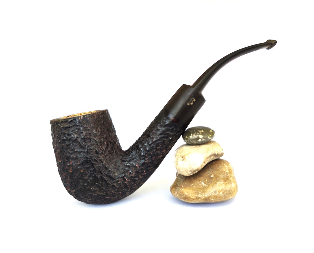Kilimanjaro (104) Meerschaum-Lined Giant Bent Billiard Estate Pipe