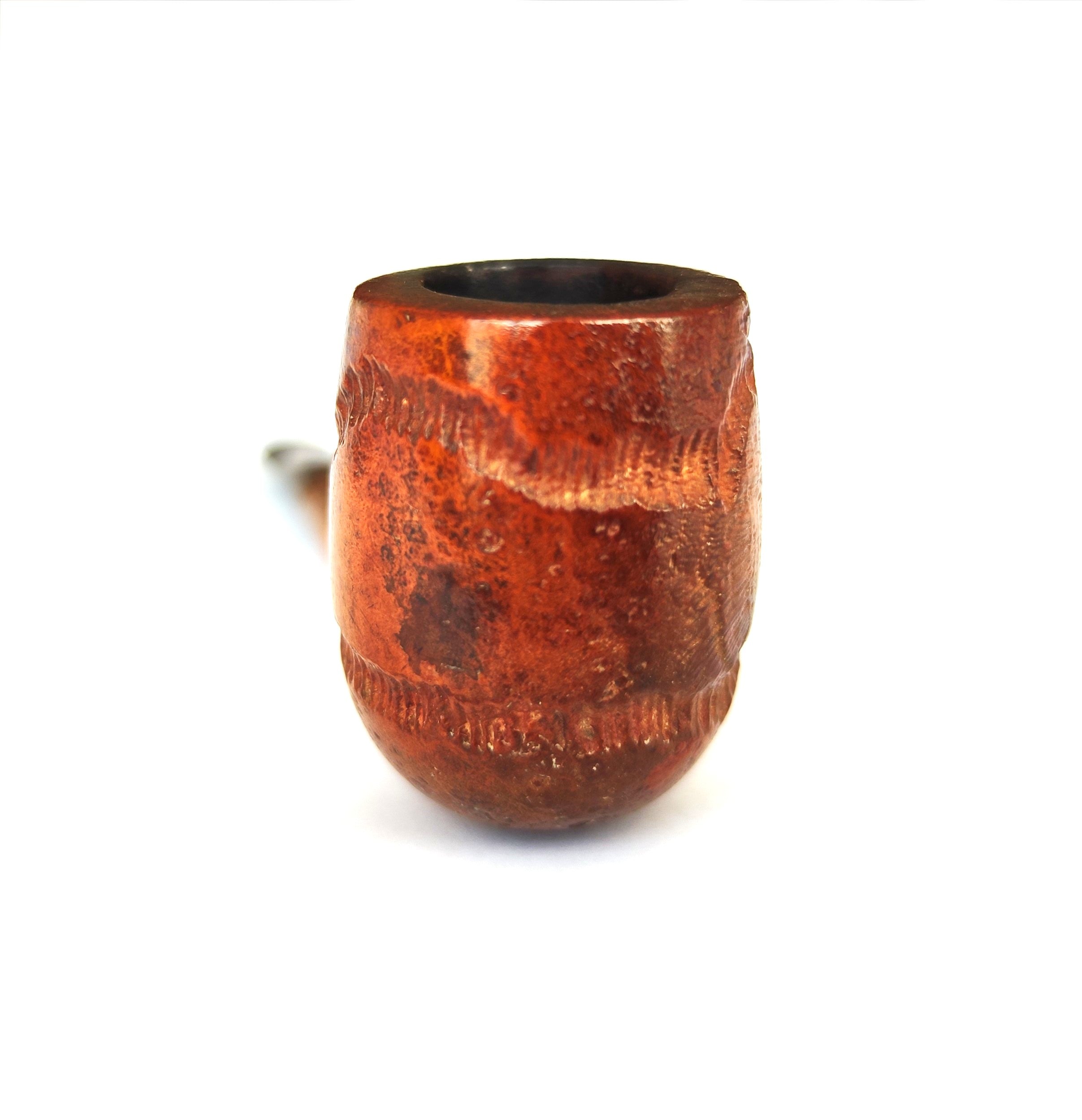 Vintage Shalom Israel Rough Carved Canadian Estate Pipe
