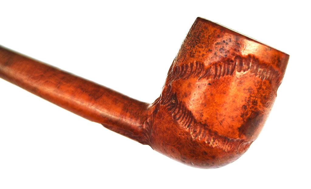 Vintage Shalom Israel Rough Carved Canadian Estate Pipe