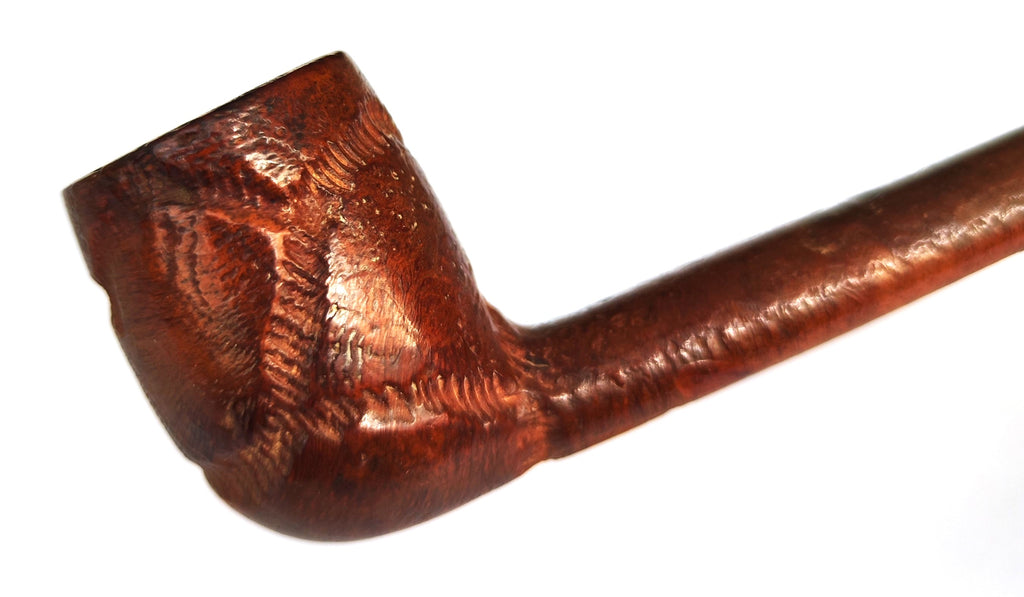 Vintage Shalom Israel Rough Carved Canadian Estate Pipe