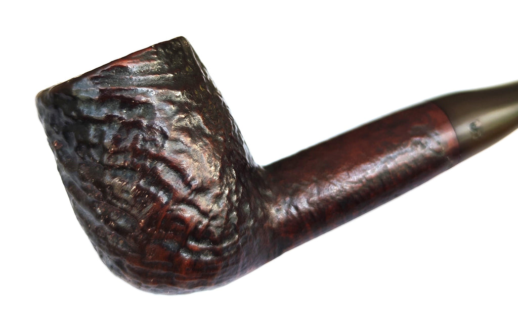 Vintage Peterson's Shamrock (X105) Sandblast Billiard Estate Pipe