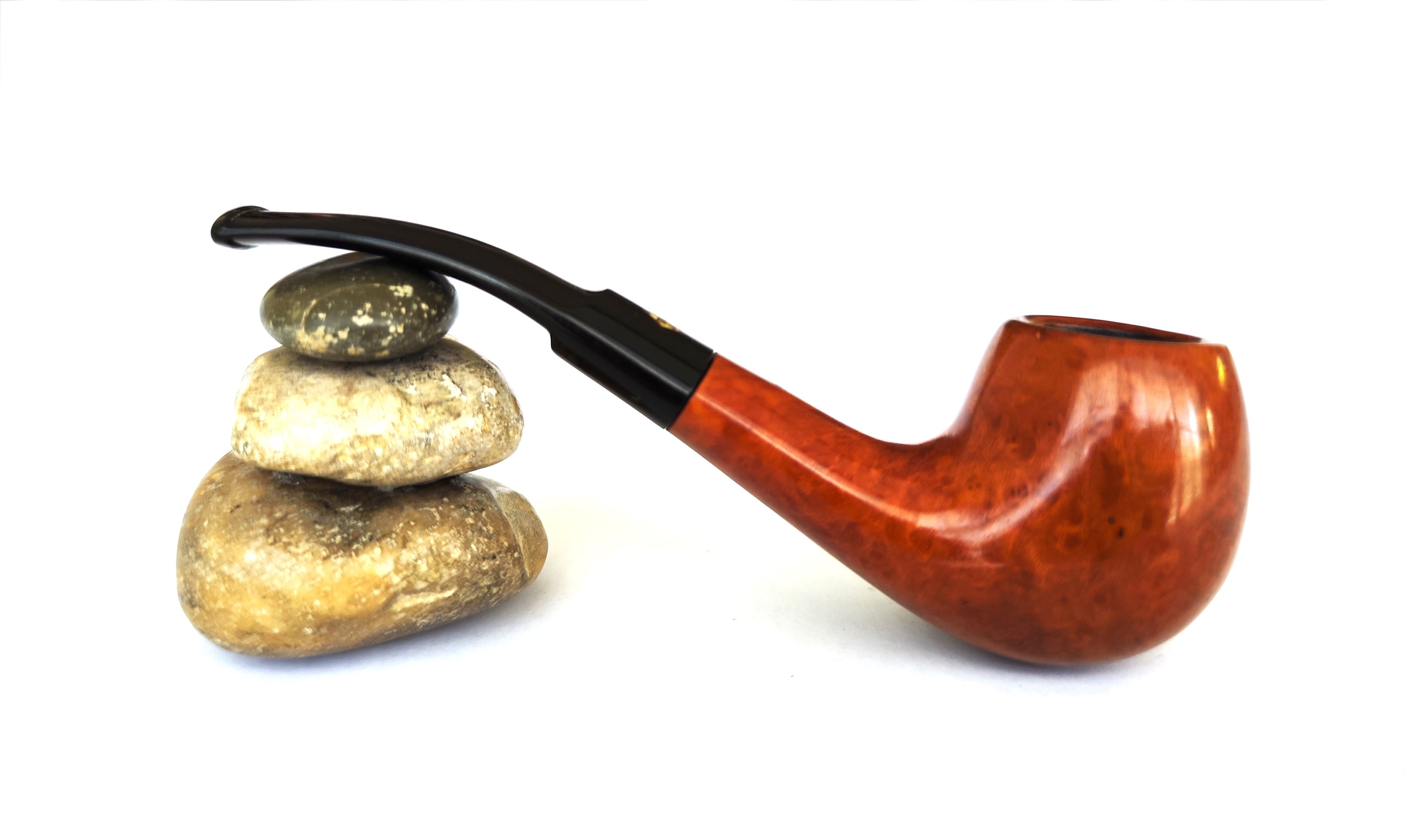BBB Turnberry (752) – Oval Shank Bent Apple Estate Pipe