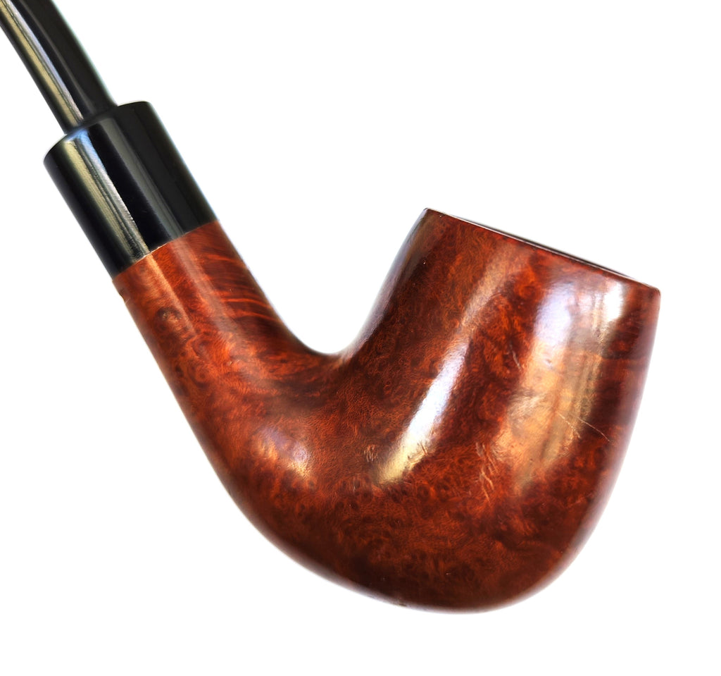 The Tinder Box "Verona" (805) Smooth Bent Billiard Estate Pipe by Mauro Armellini