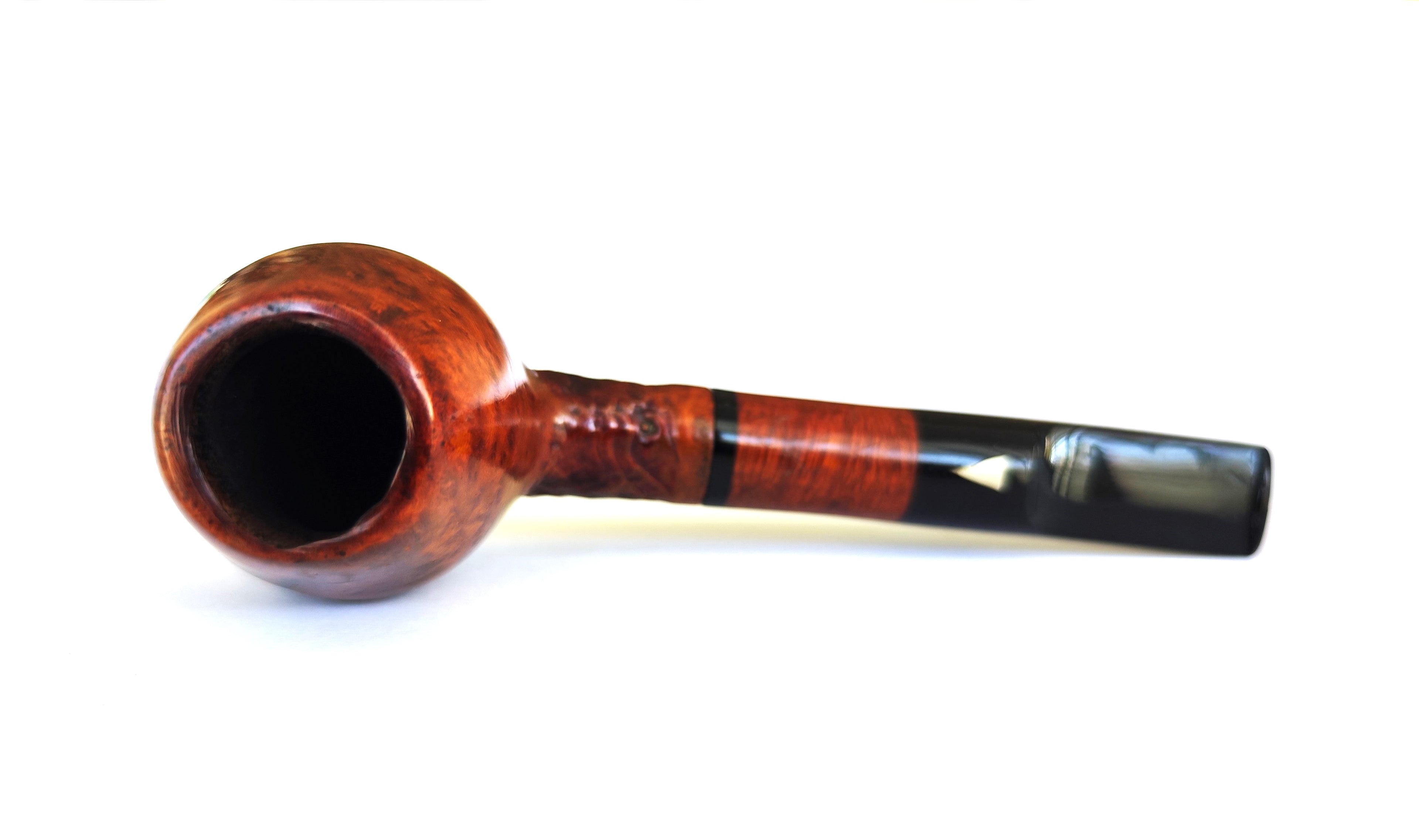 Great Pierluigi Fatta A Mano (142) Partially Sandblast Straight Brandy Estate Pipe – 9mm Filter