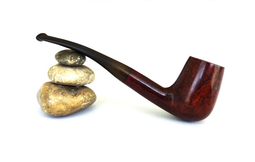 Barbarino Paneled Bent Brandy Estate Pipe
