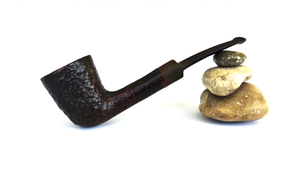 Parker of London (801) Saddle Sandblast Dublin Estate Pipe