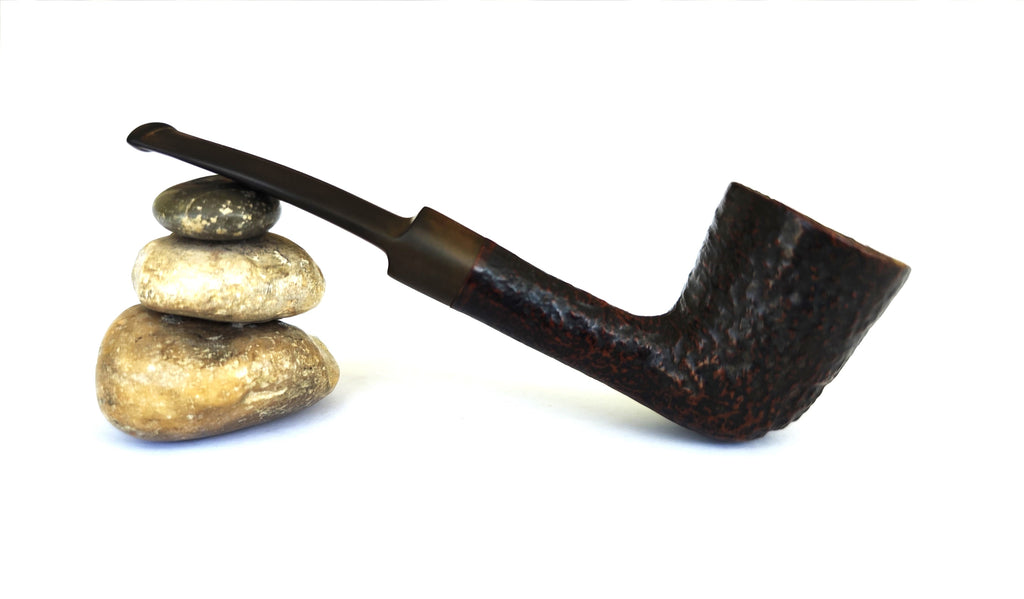 Parker of London (801) Saddle Sandblast Dublin Estate Pipe