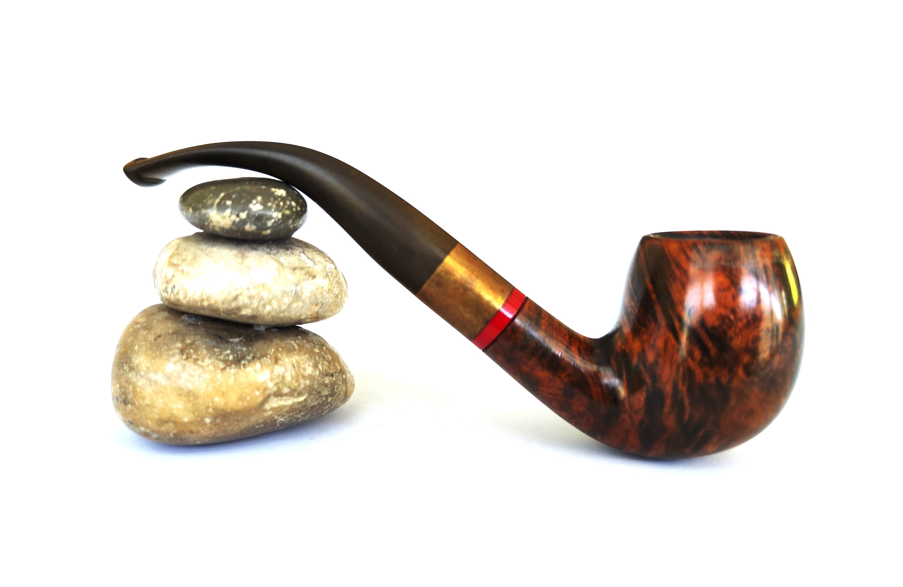 Vintage Orlik "London Made" Bent Billiard Estate Pipe