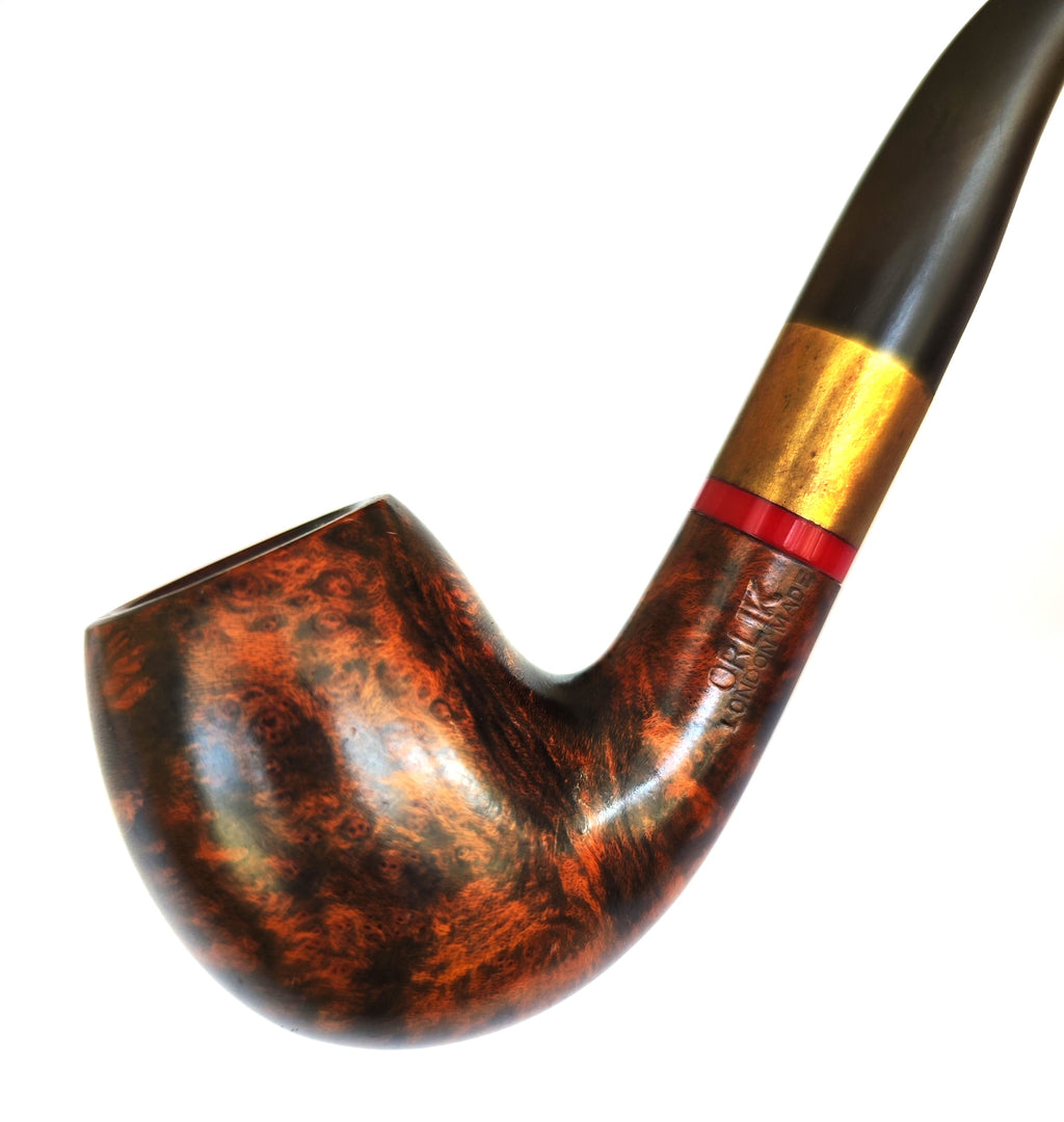 Vintage Orlik "London Made" Bent Billiard Estate Pipe