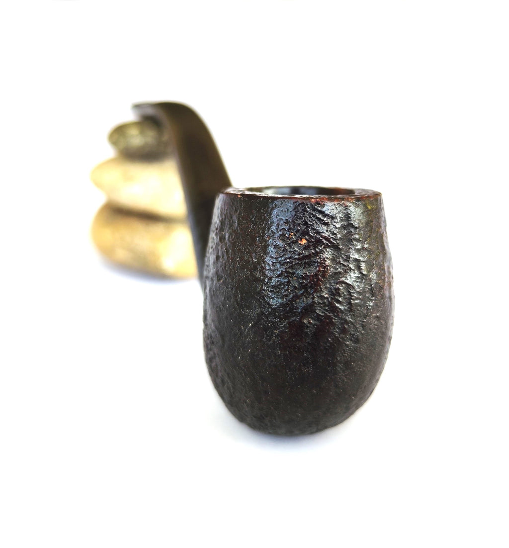Peter Piper (by GBD) London England – Sandblast Bent Billiard Estate Pipe