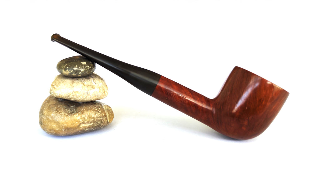 Shalom De Luxe – Century Old Mediterranean Briar Pot Estate Pipe
