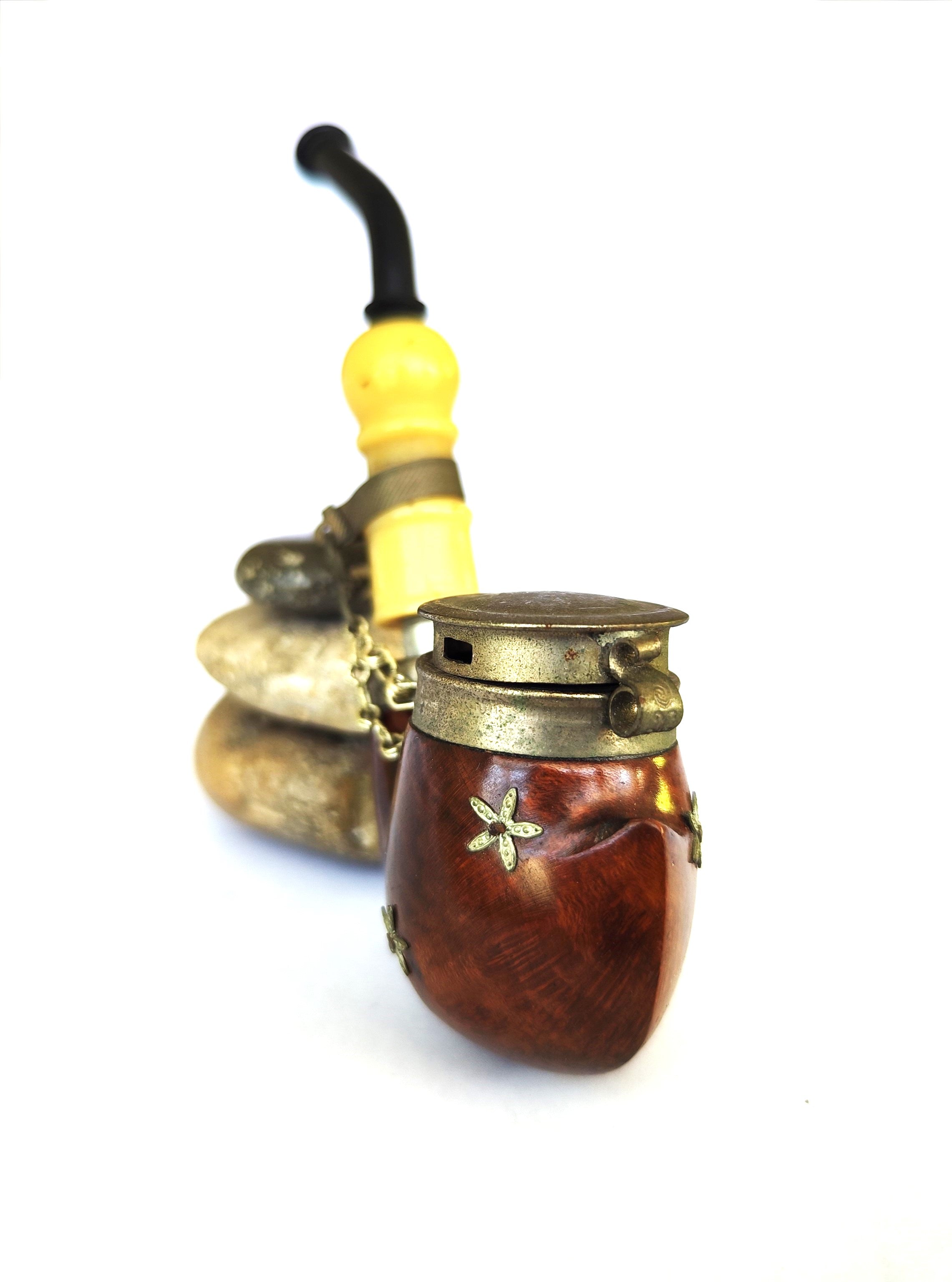 Vintage Bruyere Garantie Tyrolean Hunter Estate Pipe with Wind Cap