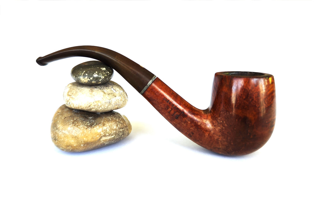 1930s KBB Yello-Bole Imperial (8114) – Virgin Bruyere Bent Billiard Estate Pipe