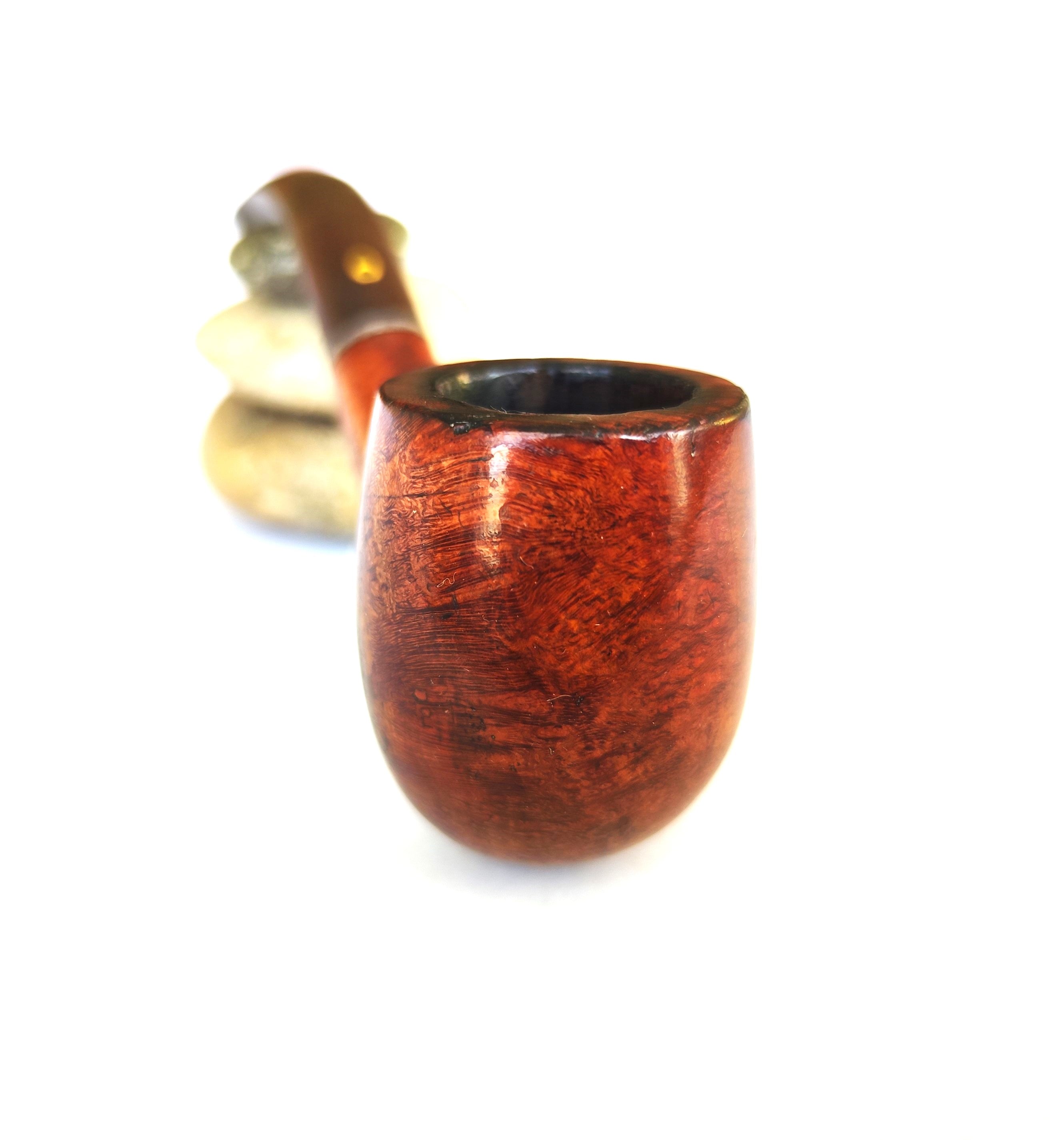 1930s KBB Yello-Bole Imperial (8114) – Virgin Bruyere Bent Billiard Estate Pipe
