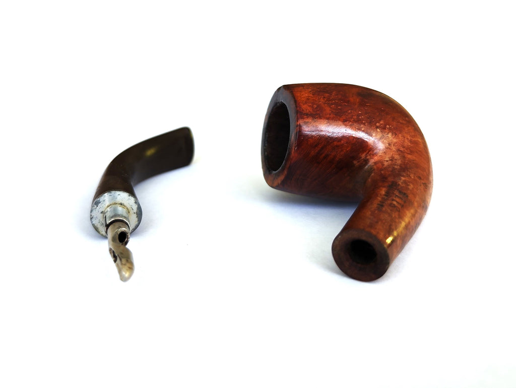1930s KBB Yello-Bole Imperial (8114) – Virgin Bruyere Bent Billiard Estate Pipe