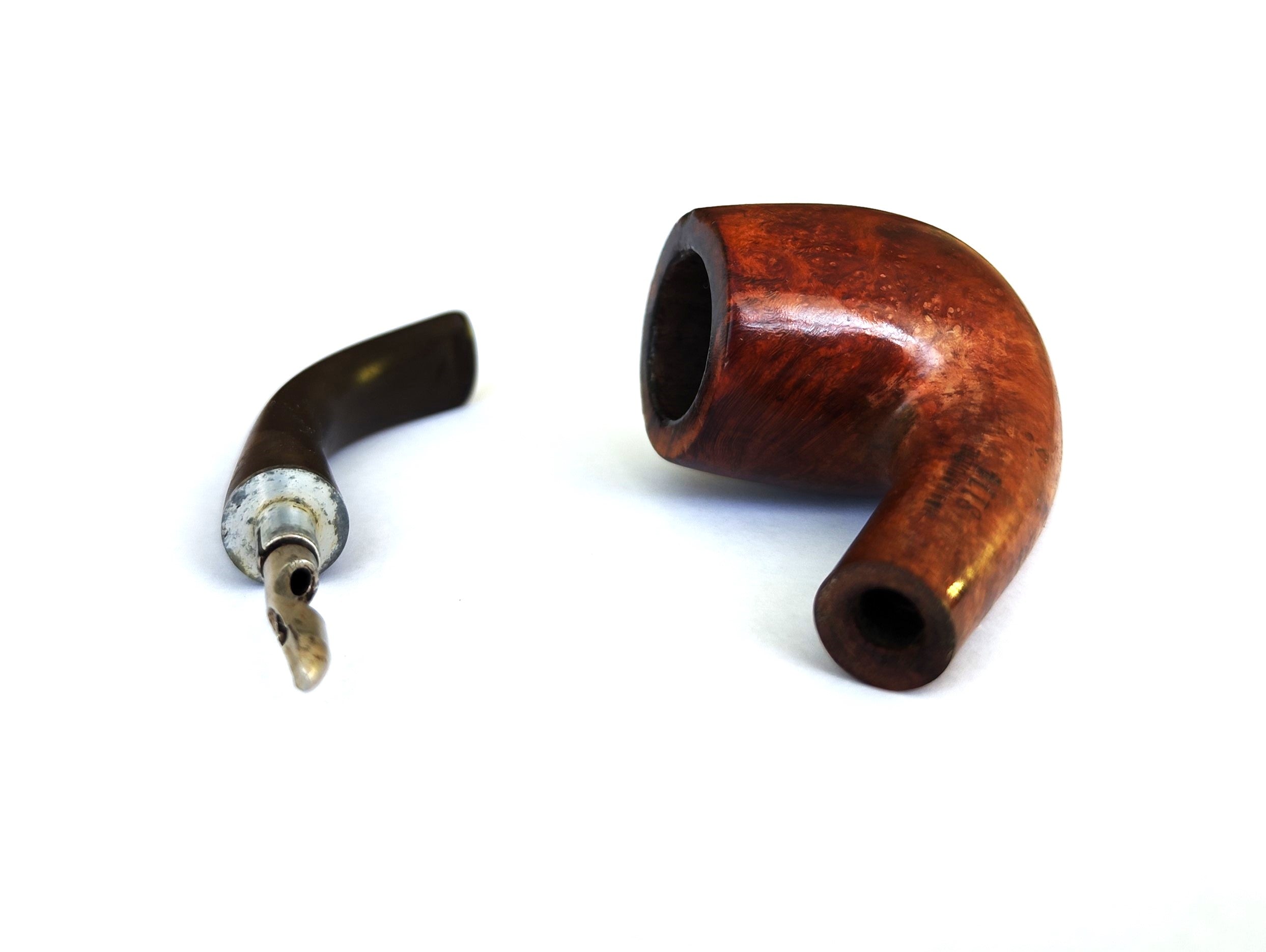 1930s KBB Yello-Bole Imperial (8114) – Virgin Bruyere Bent Billiard Estate Pipe