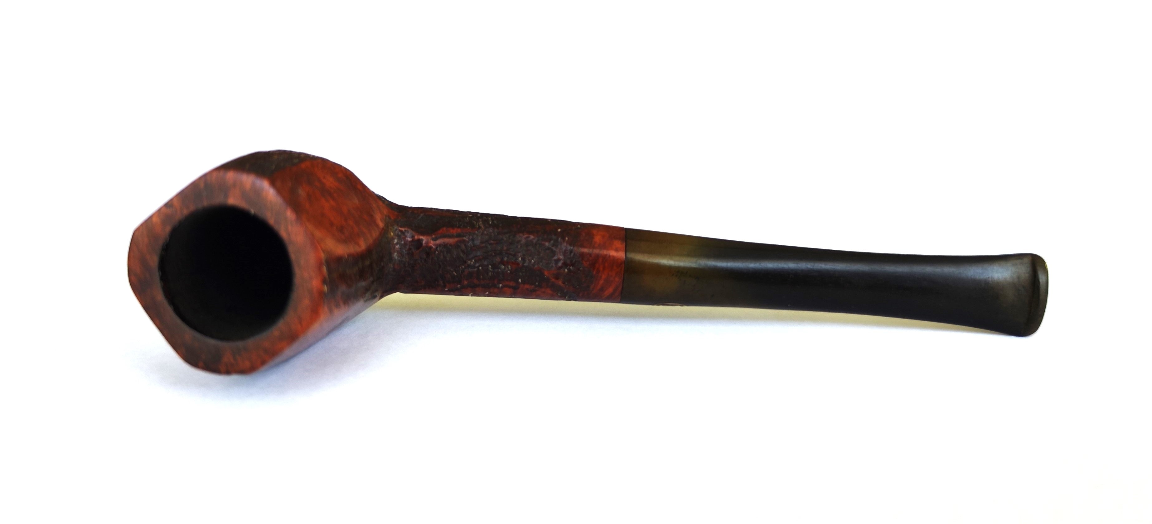 OSA Vieille Bruyère – Partially Sandblasted Paneled Billiard Estate Pipe