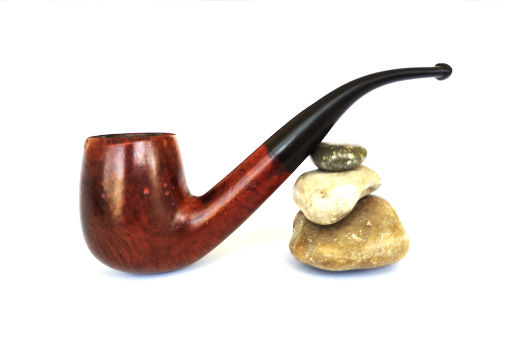 CRAILCO (2652) Extra-Large Bent Billiard Estate Pipe