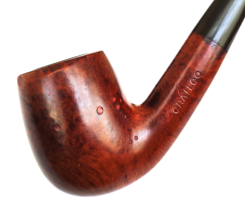 CRAILCO (2652) Extra-Large Bent Billiard Estate Pipe