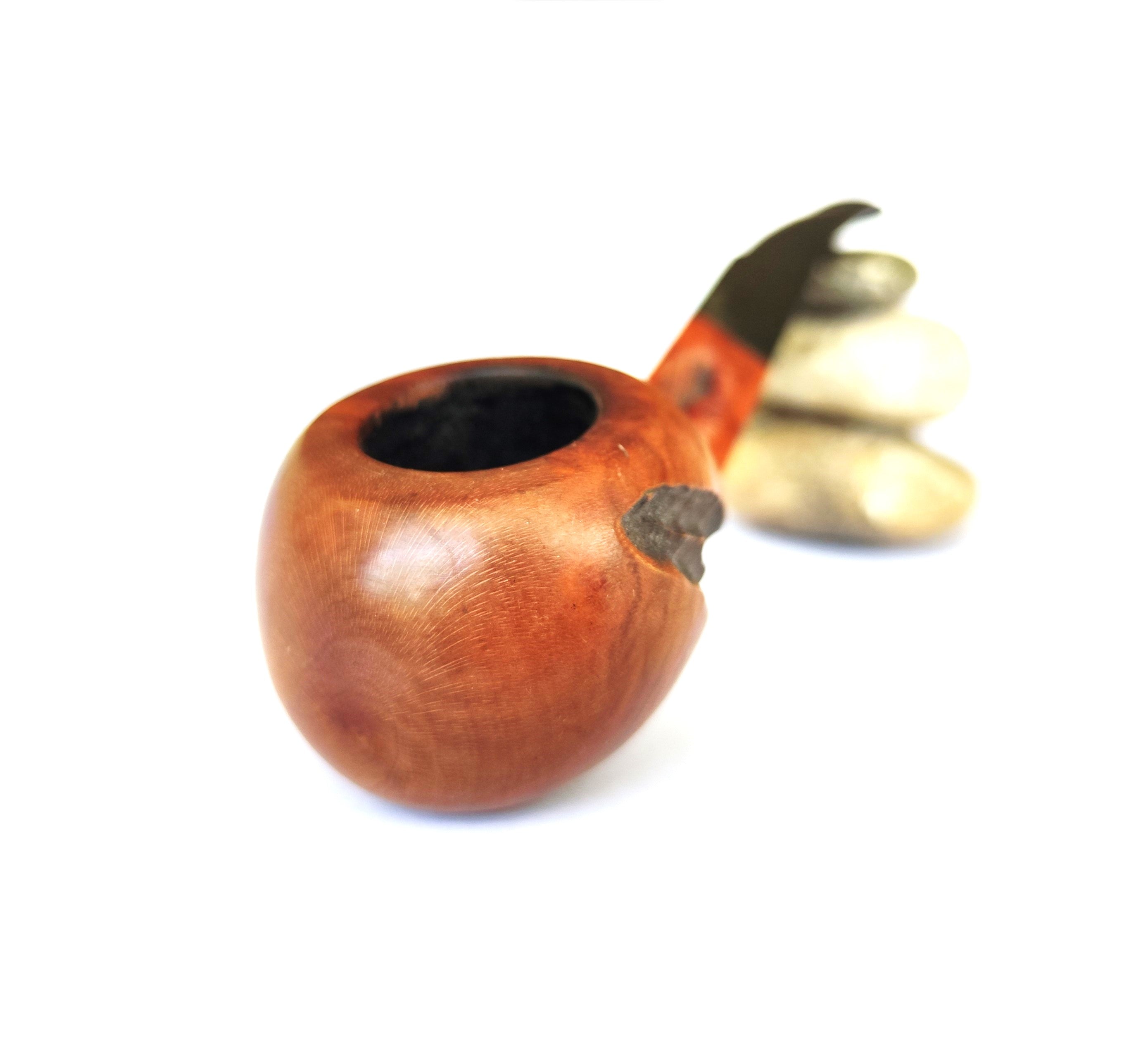  Majorca Rough Carved Squat Bent Bulldog Estate Pipe – Made in Spain