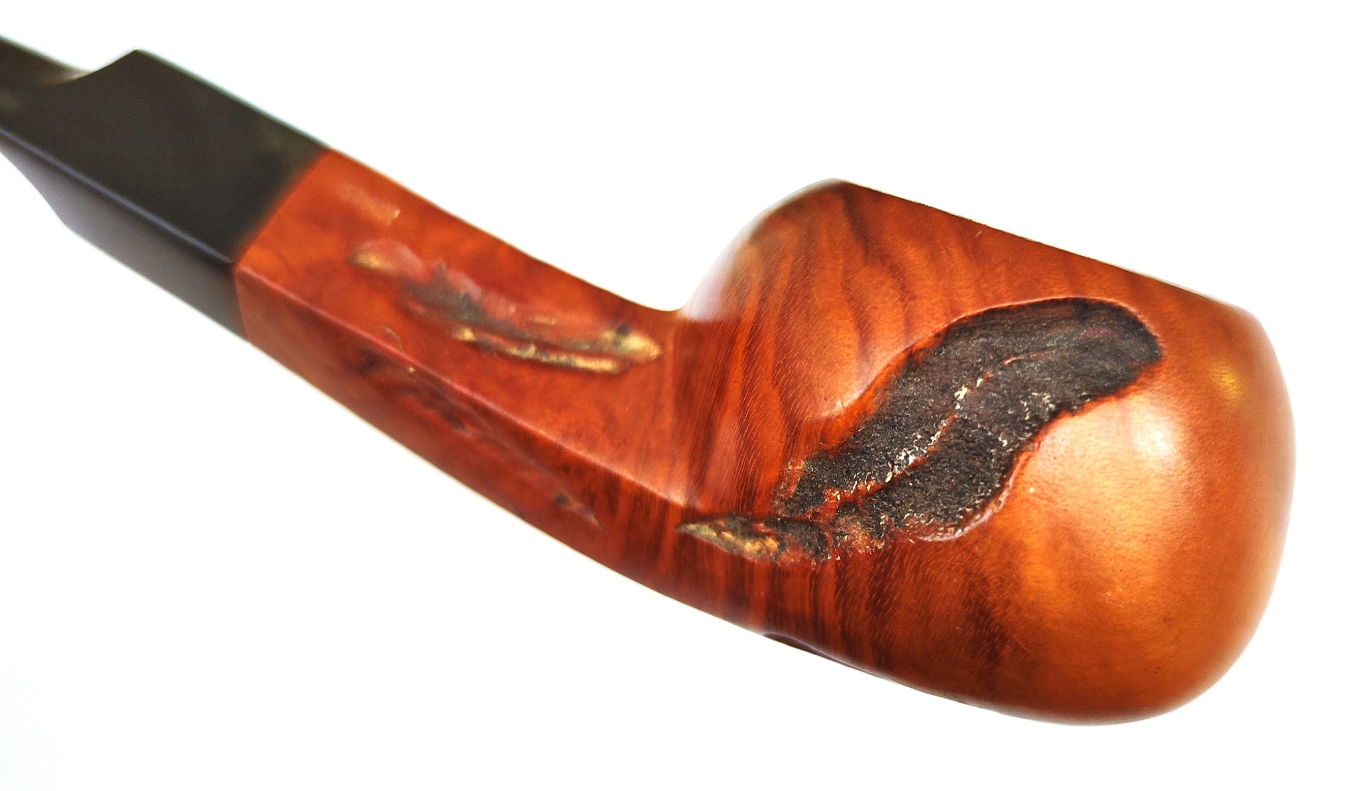  Majorca Rough Carved Squat Bent Bulldog Estate Pipe – Made in Spain