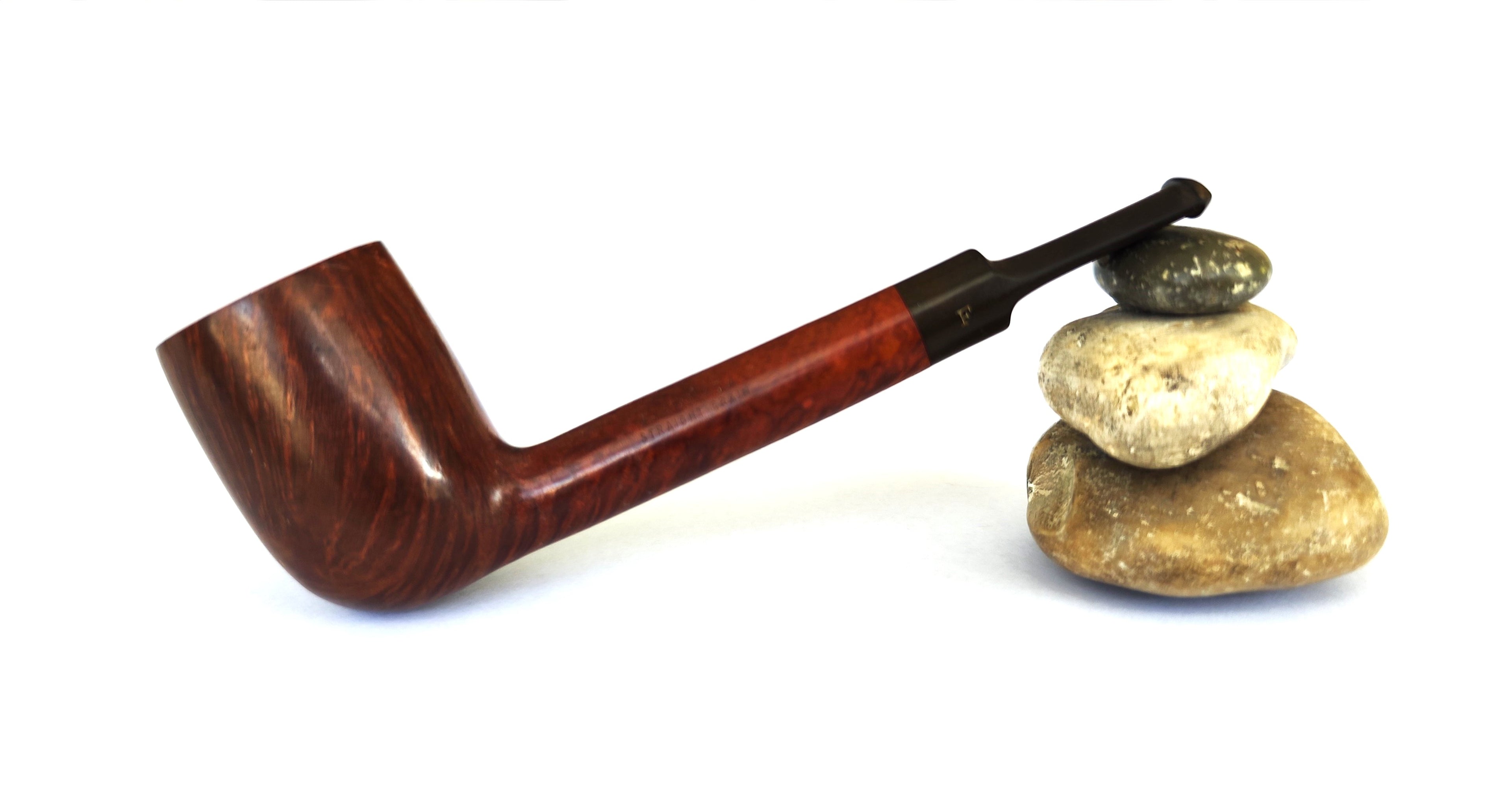 Fiammata Straight Grain (7003) Lovat Estate Pipe – By Brebbia