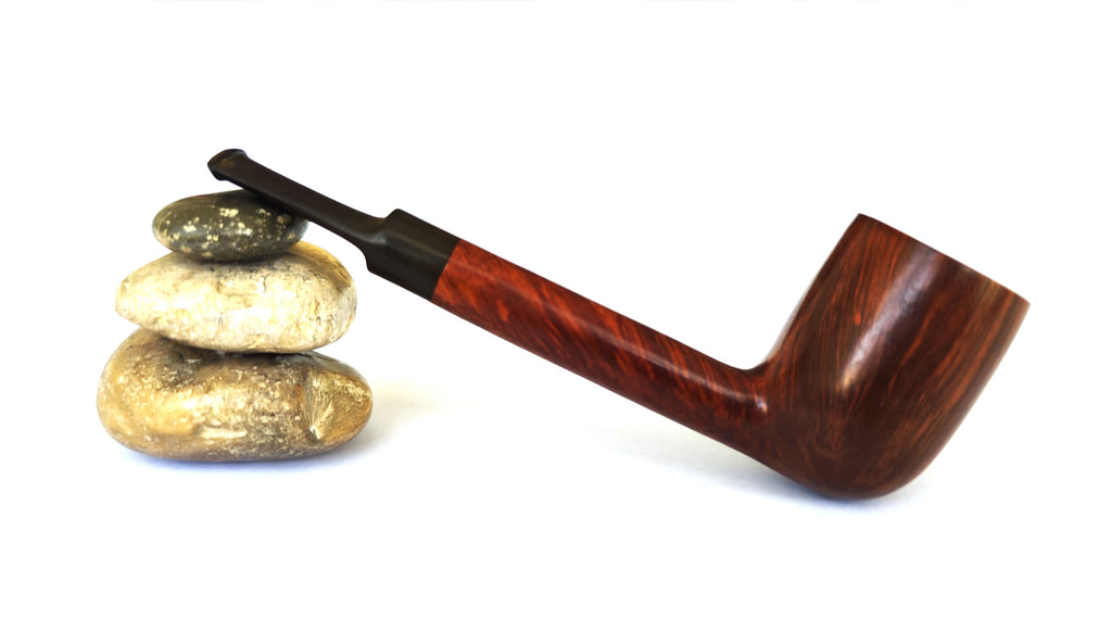 Fiammata Straight Grain (7003) Lovat Estate Pipe – By Brebbia
