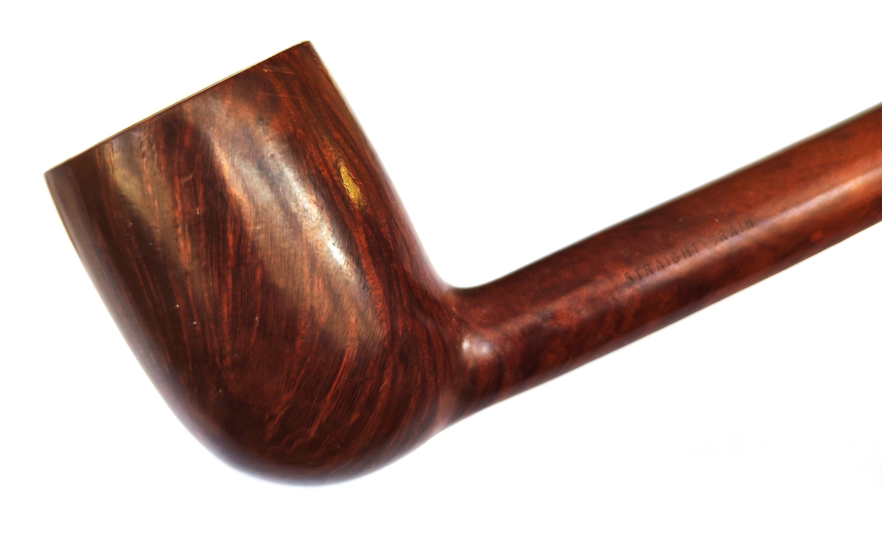 Fiammata Straight Grain (7003) Lovat Estate Pipe – By Brebbia